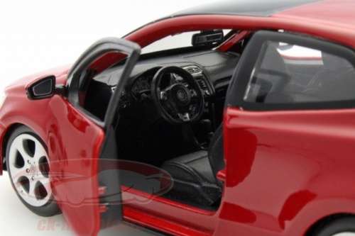 Volkswagen Polo V GTI Mk.5 2012 red 1/24 Bburago NEW+boxed  #2199 instant wheels