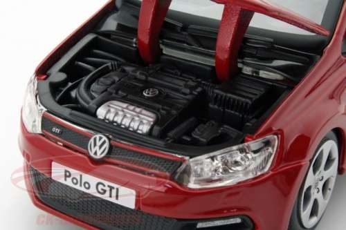 Volkswagen Polo V GTI Mk.5 2012 red 1/24 Bburago NEW+boxed  #2199 instant wheels