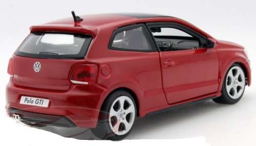 Volkswagen Polo V GTI Mk.5 2012 red 1/24 Bburago NEW+boxed  #2199 instant wheels