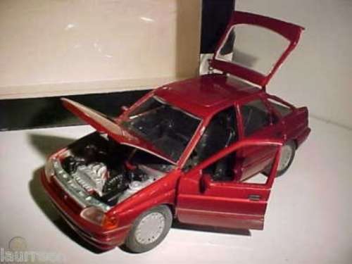 Ford Escort Mk.V 1980 red-metallic 1/24 Schabak NEW+boxed  #2203 instant wheels