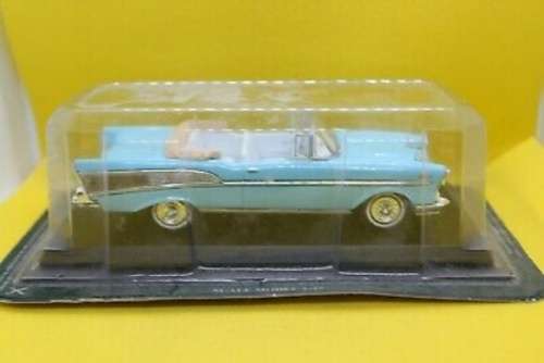 Chevrolet BelAir Convertible 1957 lightblue 1/43 IXO NEWinBlister  #5216 instant wheels