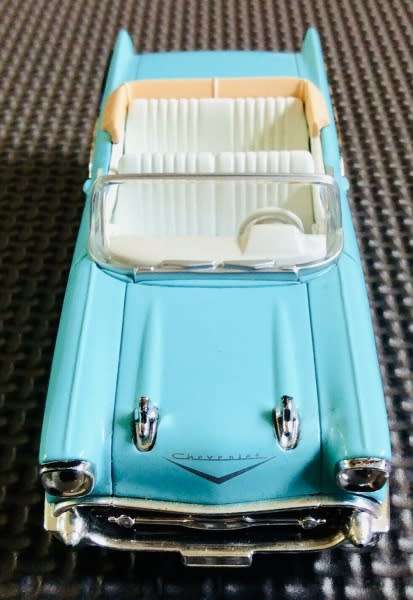 Chevrolet BelAir Convertible 1957 lightblue 1/43 IXO NEWinBlister  #5216 instant wheels