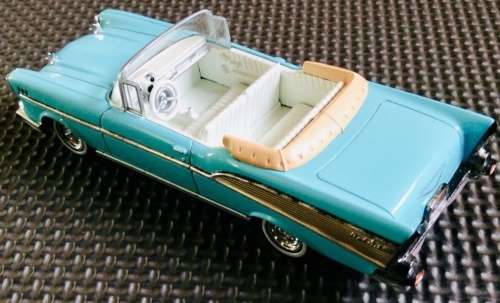 Chevrolet BelAir Convertible 1957 lightblue 1/43 IXO NEWinBlister  #5216 instant wheels