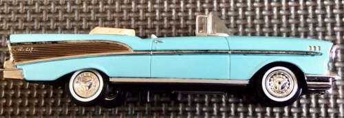 Chevrolet BelAir Convertible 1957 lightblue 1/43 IXO NEWinBlister  #5216 instant wheels