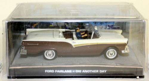 Ford Fairlane 500 Sunliner 1957 007 JBond 1/43 IXO NEW+showcased  #5217 instant wheels