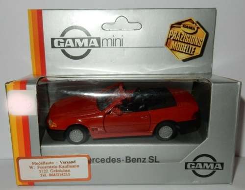 Mercedes-Benz SL (R231) red 1/43 Gama NEW+boxed  #5218 instant wheels