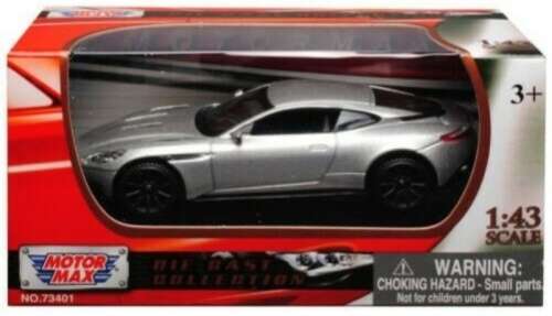 Aston Martin DB11 coupe V12 2016 silver 1/43 Motormax NEW+boxed  #5219 instant wheels