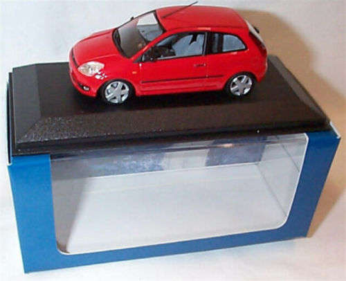 Ford Fiesta Mk V 2005 red 1/43 Minichamps NEW+boxed  #5226 instant wheels