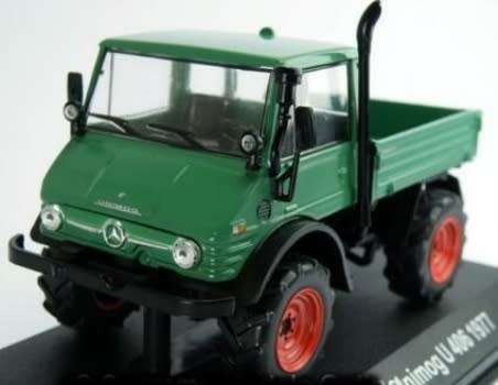 Mercedes-Benz Unimog U406 1977 green 1/43 UH NEWinBlister  #5228 instant wheels