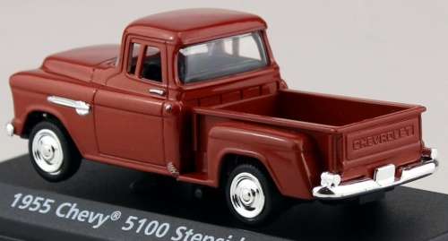 Chevrolet 5100 Stepside pick-up 1955 red 1/43 Motormax NEW+boxed  #5232 instant wheels
