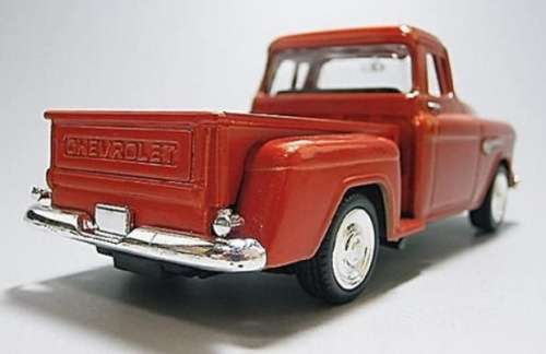 Chevrolet 5100 Stepside pick-up 1955 red 1/43 Motormax NEW+boxed  #5232 instant wheels