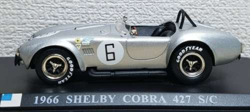 Shelby Cobra 427 S/C 1966 silver #6 1/43 IXO/DelPrado NEWinBlister  #5237 instant wheels