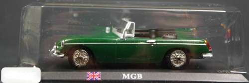 MGB Mk II 1962 British Racing Green 1/43 IXO/DelPrado NEWinBlister  #5238 instant wheels