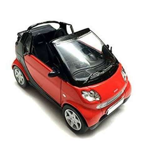 Smart City Cabrio 2003 red/black 1/43 IXO NEWinBlister  #5239 instant wheels