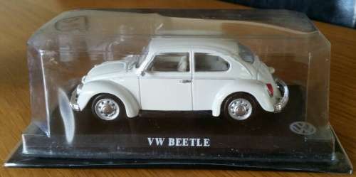 Volkswagen Beetle 1970 white 1/43 IXO/DelPrado NEWinBlister  #5243 instant wheels