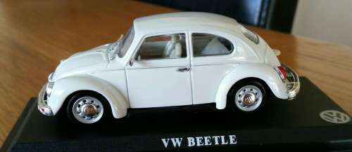 Volkswagen Beetle 1970 white 1/43 IXO/DelPrado NEWinBlister  #5243 instant wheels