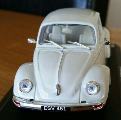 Volkswagen Beetle 1970 white 1/43 IXO/DelPrado NEWinBlister  #5243 instant wheels