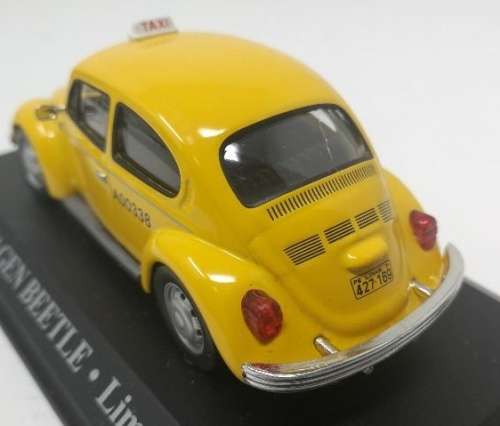 Volkswagen Beetle Lima Taxi 1970 yellow 1/43 IXO/DelPrado NEWinBlister  #5244 instant wheels