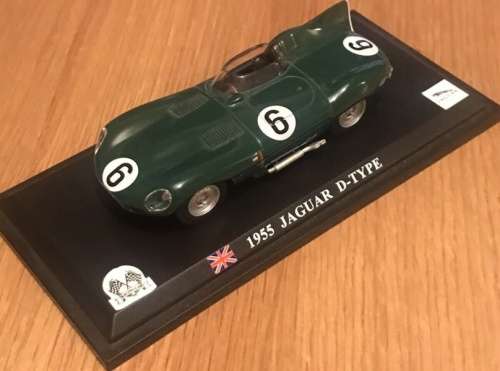 Jaguar D-type 1955 BritishRacingGreen 1/43 IXO/DelPrado NEWinBlister  #5245 instant wheels