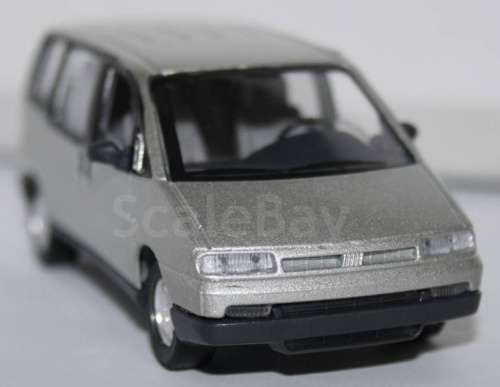 Fiat Ulysse (Eurovan) 2003 silver 1/43 Solido NEW+showcased  #5215 instant wheels