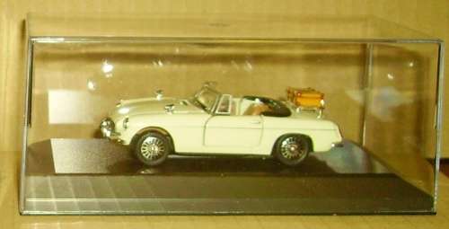 MG-B Convertible 1963 white 1/43 Hongwell NEW+showcased  #5262 instant wheels