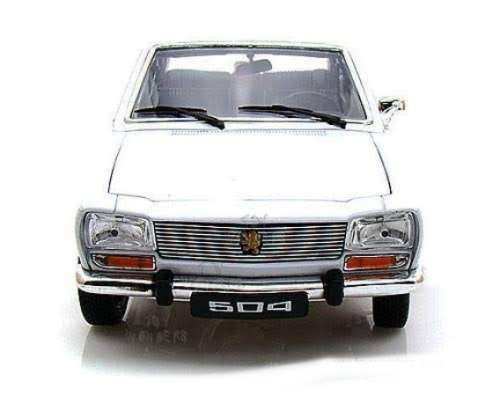 Peugeot 504 1975 white 1/24 Welly NEW+boxed  #2206 instant wheels
