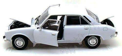 Peugeot 504 1975 white 1/24 Welly NEW+boxed  #2206 instant wheels