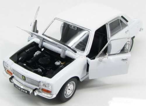 Peugeot 504 1975 white 1/24 Welly NEW+boxed  #2206 instant wheels