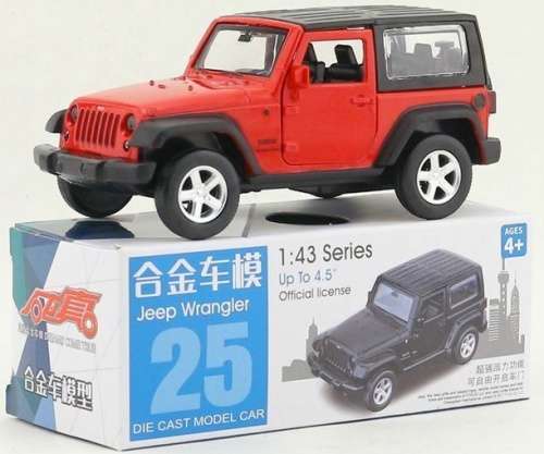 Jeep Wrangler 2015 red 1/43 Sino-Premier DealerEdition NEW+boxed  #5269 instant wheels