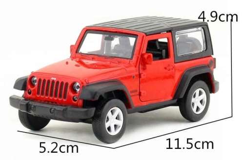 Jeep Wrangler 2015 red 1/43 Sino-Premier DealerEdition NEW+boxed  #5269 instant wheels