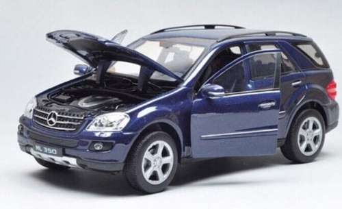Mercedes-Benz ML350 2010 dk.blue 1/24 Welly  #2209 instant wheels
