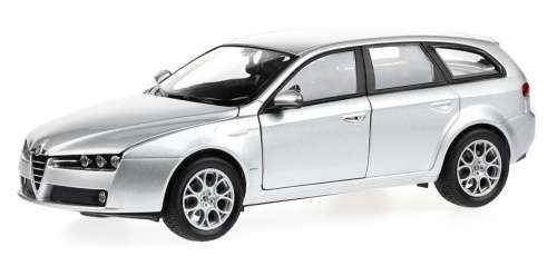 Alfa Romeo 159 Sportwagon 2008 silver 1/24 Welly NEW+boxed  #2215 instant wheels