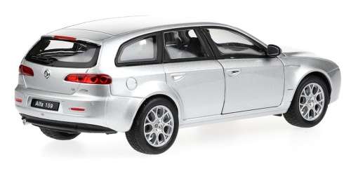 Alfa Romeo 159 Sportwagon 2008 silver 1/24 Welly NEW+boxed  #2215 instant wheels