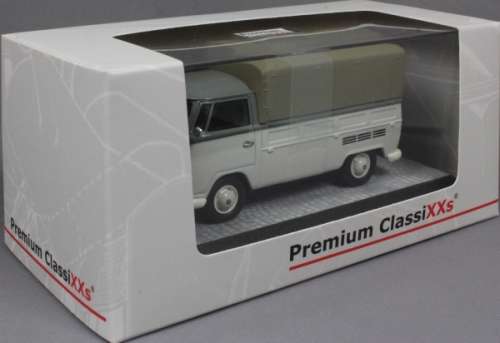 Volkswagen T1 Pick-up +rem.tarpaulin 1962 1/43 PremiumClassiXX NEW+boxed #5276 instant wheels