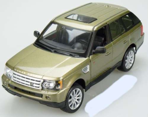 Land Rover Range Rover Sport 2006 khaki-green-met 1/18 Bburago NEW+boxed  #8481 instant wheels