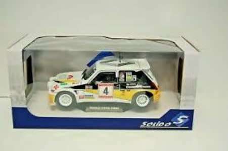 Renault 5 Maxi Turbo #4 Sainz sr. R.deAsturias1986 1/18 Solido NEW+boxed #8814 instant wheels