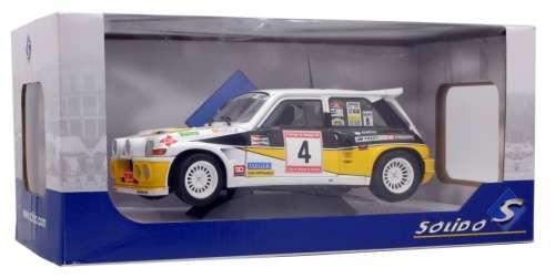 Renault 5 Maxi Turbo #4 Sainz sr. R.deAsturias1986 1/18 Solido NEW+boxed #8814 instant wheels