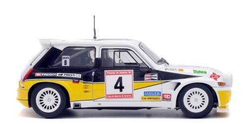 Renault 5 Maxi Turbo #4 Sainz sr. R.deAsturias1986 1/18 Solido NEW+boxed #8814 instant wheels