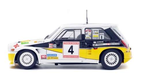 Renault 5 Maxi Turbo #4 Sainz sr. R.deAsturias1986 1/18 Solido NEW+boxed #8814 instant wheels
