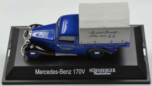 Mercedes-Benz 170V 1935 Pick-Up `Nuernberger News` 1/43 NEW+boxed  #5279 instant wheels