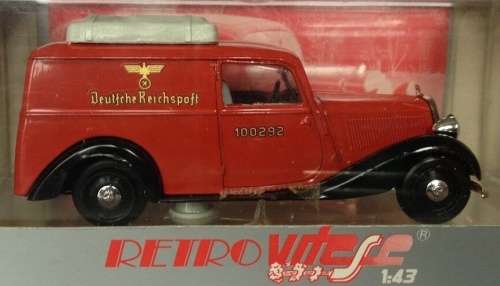 Mercedes-Benz V170 1935 Reichspost MailVan 1/43 Vitesse NEW+boxed  #5281 instant wheels