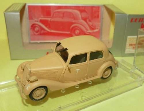Mercedes-Benz V170 sedan 1939 Afrika Korps khaki 1/43 Vitesse NEW+boxed  #5282 instant wheels