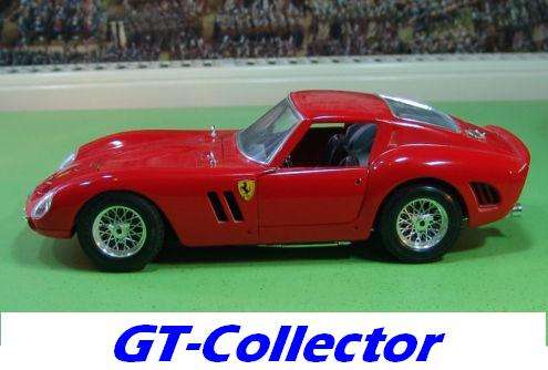1:18 Ferrari GTO Coupe 1962 red by Bburago, top condition, 7 days money-back g'tee! #109
