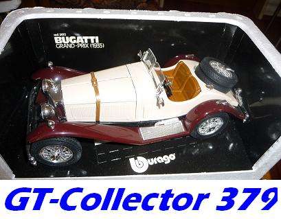 BUGATTI Grand Prix 1935 white, MINT boxed, 7 days money-back guarantee! #379