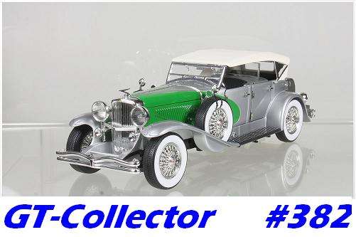 DUESENBERG convertible 1934 silver+green by YatMing, superb condn , 7 days money-back g'tee! #382