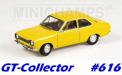 Ford Escort 1  1968 yellow, MINT boxed, 7 days money-back guarantee! #616BI