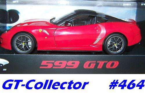 1:18 Ferrari 599 GTO Scudderia Red 2006, HotWheels Elite, MINT boxed, guarantee! #464