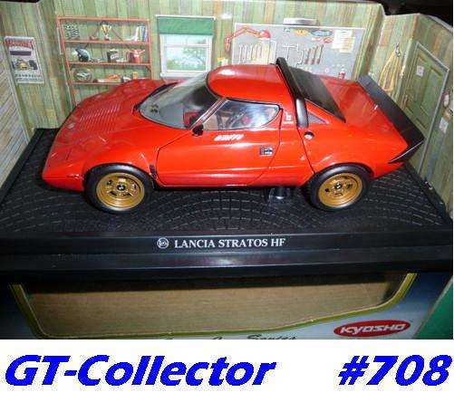 1:18 Lancia Stratos HF street version hardtop red 1978, by Kyosho, MINT boxed, g'teed! #708