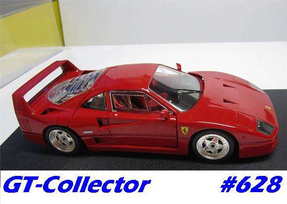 1:18 Ferrari F40 1987 red by HotWheels, MINT, boxed, 7 days money-back guarantee, #628