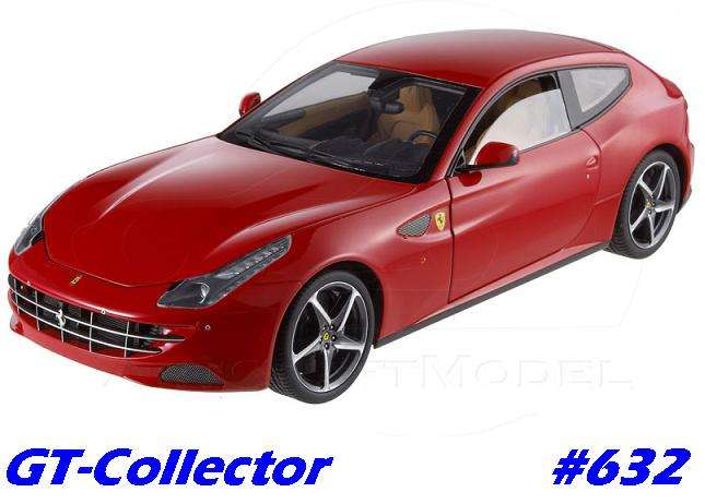 1:18  Ferrari FF 2011 red by HotWheels Elite, NEW, g'tee, FREE insured postal delivery #632